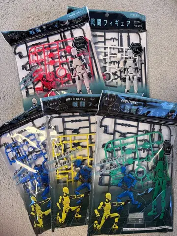 세리아 seria 전투 피규어 배틀 피규어 5색 세트