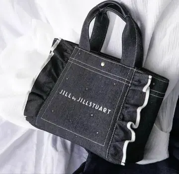 JILL by JILLSTUART 비쥬 프릴 토트 블랙