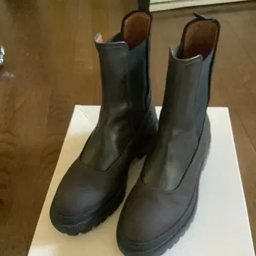 다크 브라운 사이드 고어 부츠