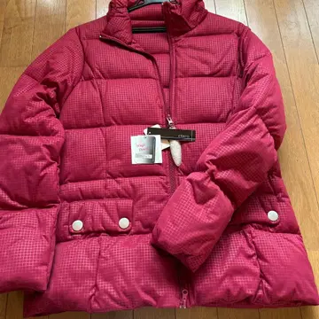 와인 레드 다운 자켓 L 사이즈