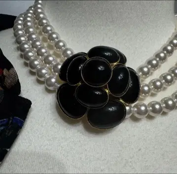 파티 사용 럭셔리 초커 펄 3연
