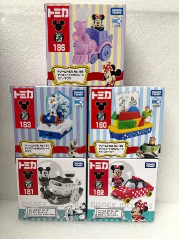 [토미카] 드림토미카 디즈니토미카 퍼레이드 3개 디즈니 모터스 2개