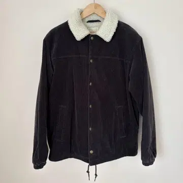 BEAMS 블랙 코듀로이 자켓 L