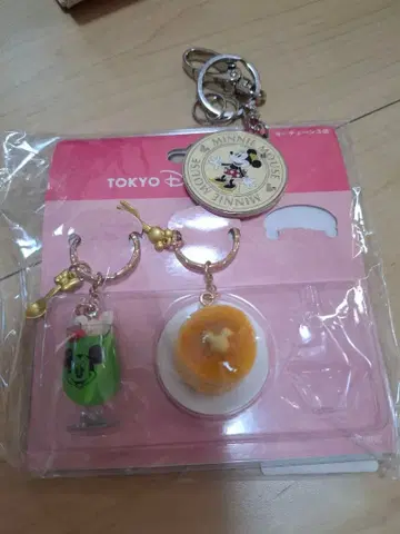 디즈니 리조트 키링 3개 세트 미사용