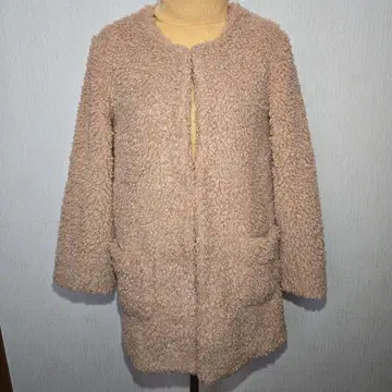 SEE HONEY 보아 자켓 베이지