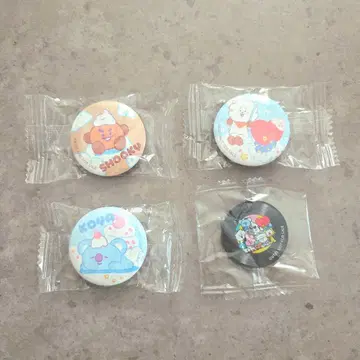 BT21 캔뱃지 아크릴 스티커 쿠라스시 한정판