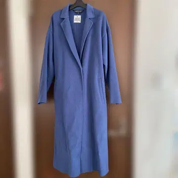 인디비 롱 코트 탁한 블루 38