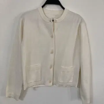 무인양품 화이트 가디건 L 사이즈