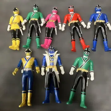 사무라이전대 신켄쟈 소프트 비닐 반다이 2009 당시 물품 BANDAI