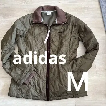 아디다스 여성용 퀼팅 자켓 올리브 그린 M