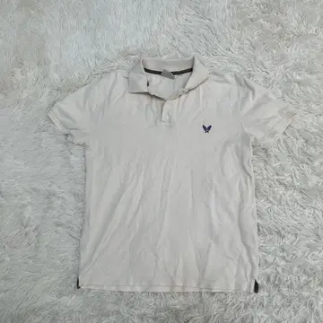 AVIREX 아비렉스 USA 반팔 피케 셔츠 남성용 베이지