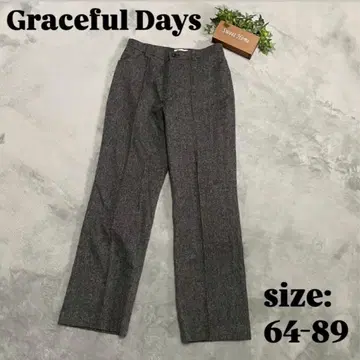 [ Graceful Days ] 피드풍 스트레이트 팬츠 ( 64-89 )