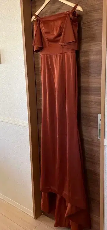 테라코타 롱 드레스