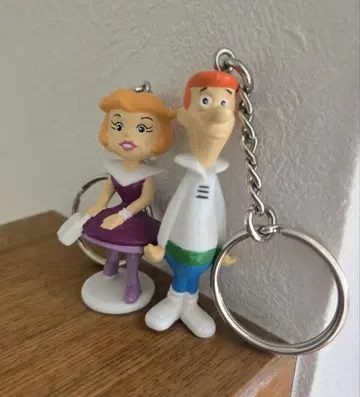 우주 가족 젯슨 한나 바베라 PVC 피규어 아메토이 키링