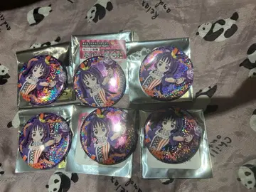 6개 프리큐어 캔뱃지 프리티 스토어 할로윈 보라색 비가 내리는 마음 큥큥