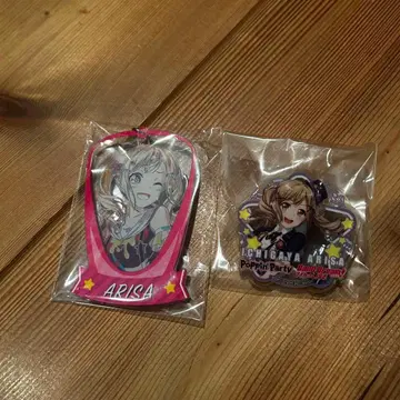 Poppin'Party 이치가야 아리사 아크릴 키링 2개 세트