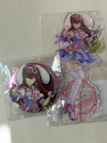 진심복권 슈타게 제일복권 마키세 크리스 아크릴 스탠드 캔뱃지