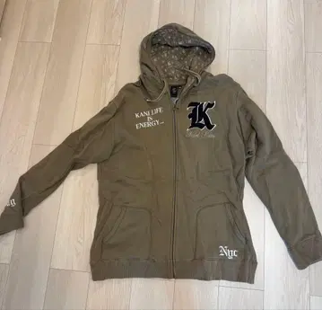 KARL KANI 올리브색 XXXL 후드티