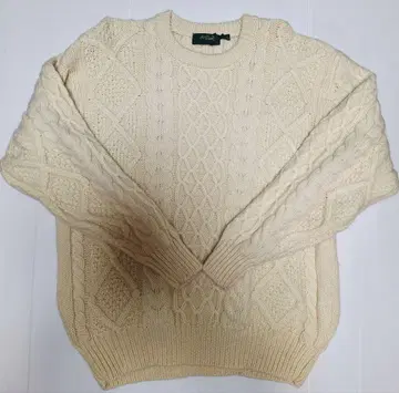 거의 미사용! 아란 니트 피셔맨 스웨터 크로커다일