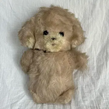 봉제 인형 산에이 강아지 방울 쇼와 레트로 빈티지