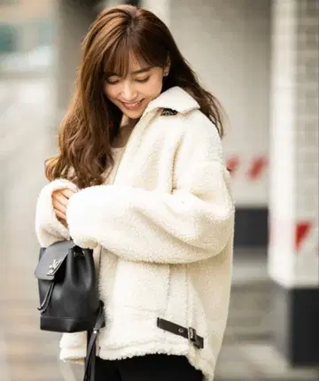 &.NOSTALGIA 보아 자켓 보아 블루종 코트 노스탤지어