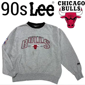 90s NBA 시카고 불스 Lee 맨투맨 자수 L