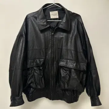 프릭스스토어 페이크 가죽 자켓 블랙 프리 사이즈
