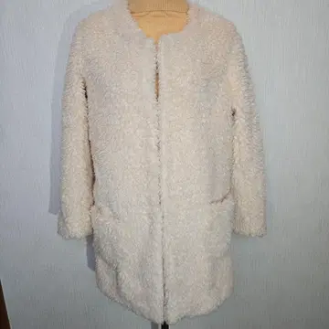 Sweet Ivory 보아 자켓 크림색