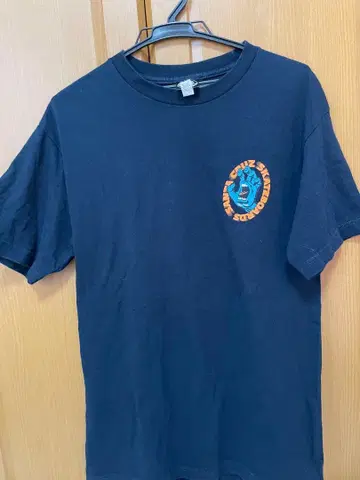 산타 크루즈 T셔츠 네이비 그래픽