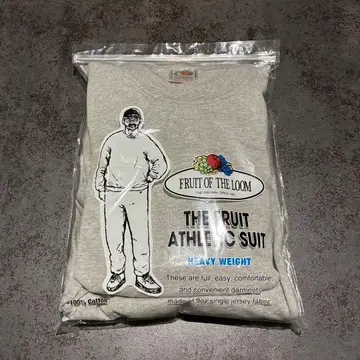 FRUIT OF THE LOOM 카네코 에이지 셋업 맨투맨 S 그레이