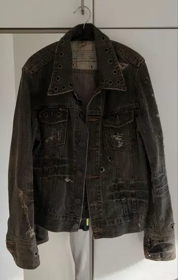 다크 그레이 데님 자켓