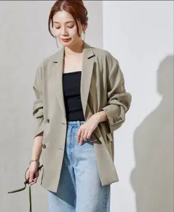 저널 스탠다드 아이아스 스트레치 자켓 베이지