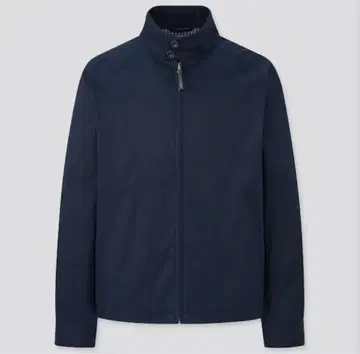 새상품 유니클로 네이비 스탠드 카라 자켓 스윙탑 블루종 XL