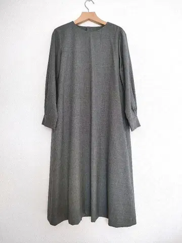 새상품급 아틀리에 나루세 포멀 A라인 원피스 그레이