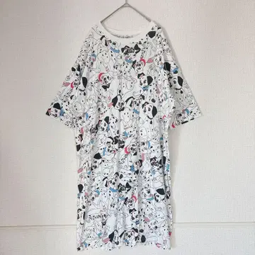 디즈니 T셔츠 원피스 올 패턴 101마리 강아지 미국 구제 의류