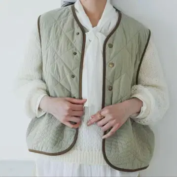 [ 북유럽, 생활의 도구점 ] 퀼팅 베스트 / 요시이치히로 씨 콜라보