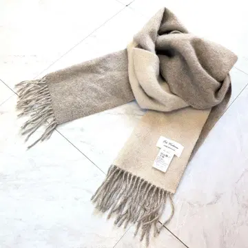 유나이티드 애로우즈 별주 캐시미어 100% 머플러 리버서블 스톨