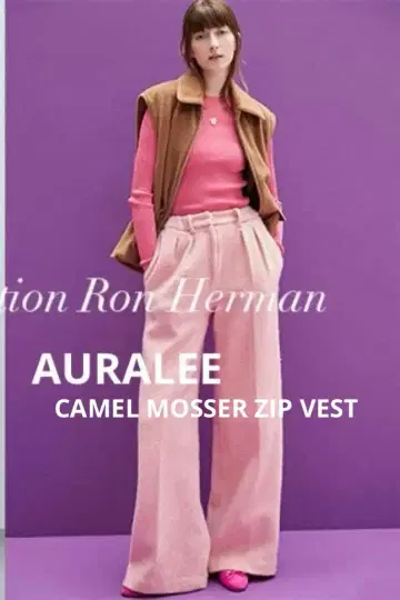 AURALEE 론 헤르만 별주 카멜 베스트 오라리 베스트