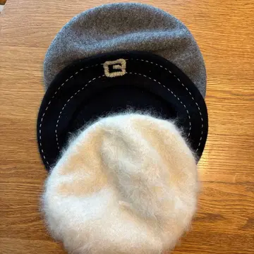 울 플리스 베레모 3종 세트