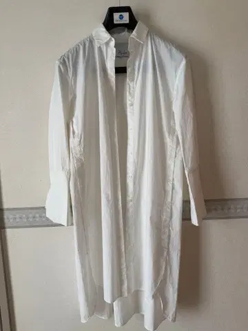 파린카 화이트 셔츠 원피스 긴팔