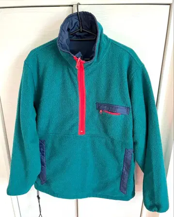 90s 빈티지 BANFF 리버서블 플리스 풀오버