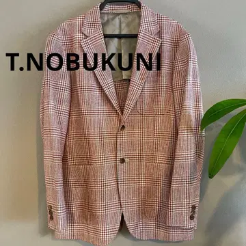 T.NOBUKUNI 테일러드 자켓 카를로 발베라 울 실크 린넨