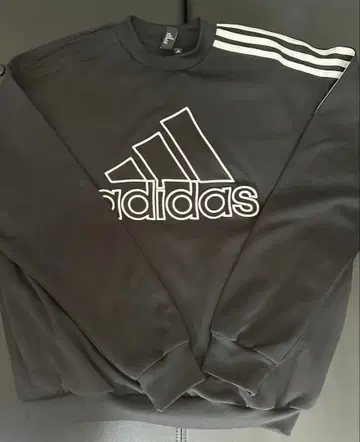 moussy 아디다스 블랙 맨투맨