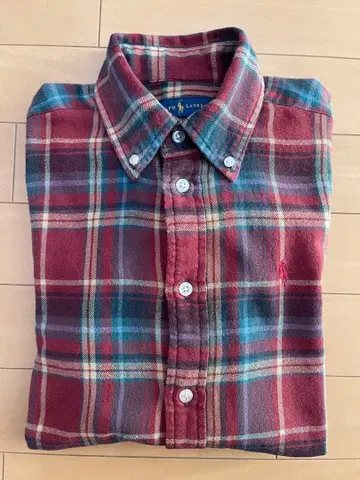 랄프 로렌 플란넬 체크 셔츠