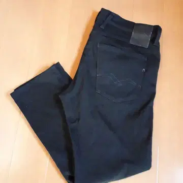 REPLAY HYPERFLEX 스키니 데님 블랙