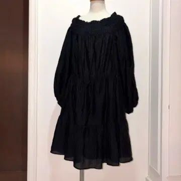 H&M 귀여운 원피스 블랙 루즈한 사이즈 미사용