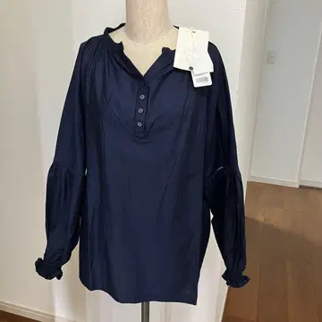 새상품 n'OrLABEL 캔디 슬리브 블라우스