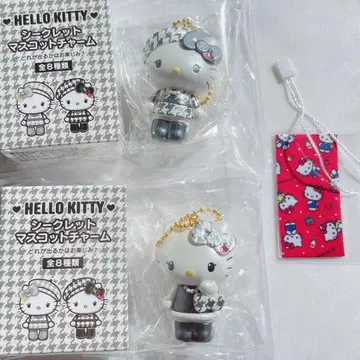 라스트 산리오 헬로키티 흑백 걸리시 쌍둥이 코디 시크릿