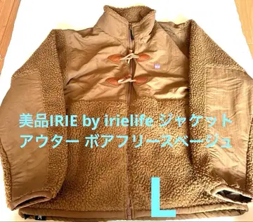 새상품급 IRIE by irielife 자켓 아우터 보아 플리스 베이지