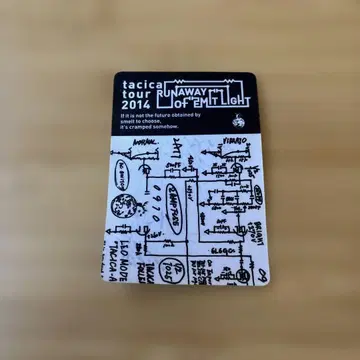 tacica tour 2014 스티커 사인 포함